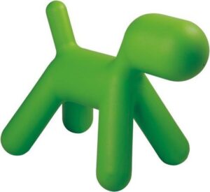 Design kinderstoel Puppy chair klein groen