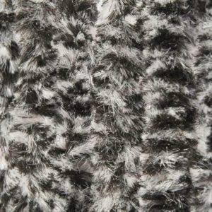 Deur-Vliegengordijnen Kattenstaart 120x240cm Zwart /Wit gemeleerd