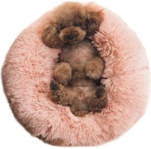 Donutmand - Hondenmand - Kattenmand - Hondenmand Donut - Slaapbed voor huisdier - Rond - Roze