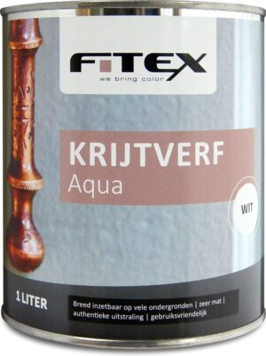 Fitex Krijtverf Aqua - Wit - 1 liter