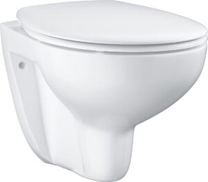 GROHE Bau Hangend Toilet - Met toiletbril en deksel - Keramiek - Geen bevestigingsmateriaal