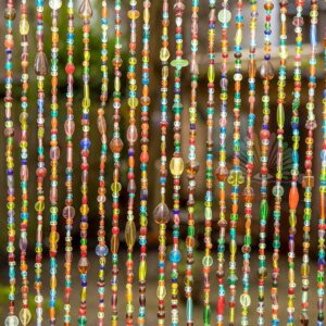 Glaskralengordijn | Vliegengordijn - "Parul" - multi color