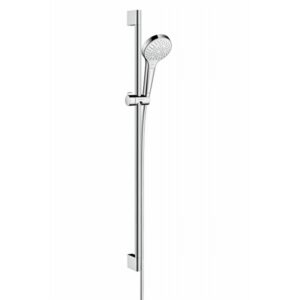 Hansgrohe Croma Select S multi glijstangset 90 cm. wit-chroom