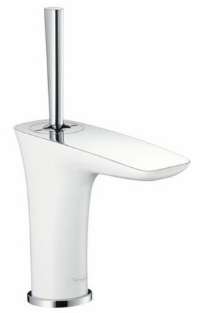 Hansgrohe Puravida fonteinkraan met push open en pex aansl. 3/8", wit-, chroom