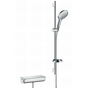Hansgrohe Raindance Select S glijstangset 90cm - met ShowerTablet Select thermostaat - handdouche 150 3jet - wit-chroom