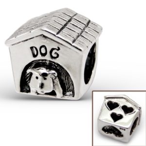 Hondenhok bead | Bedel | Zilverana | geschikt voor Biagi , Pandora , Trollbeads armband | 925 zilver