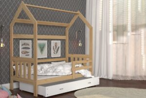 Houten bed - Huisbed - Huis bed - kinderbed - 190x80 - Vuren