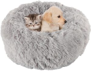 Huisdierenbed - Hondenkussen - Zitzak voor u huisdier (70x20) - Kattenkussen - Grijs - Hondenmand
