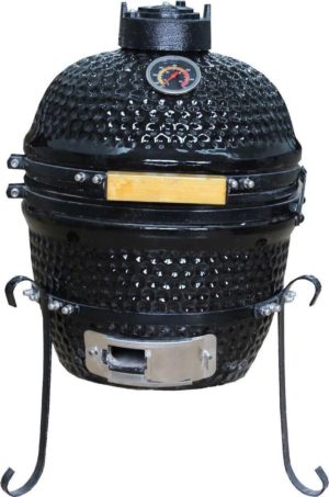 Keramische tafel kamado barbecue o33 cm zwart