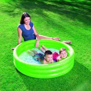 Kinderzwembad- Opblaasbad-Zwembad-waterfun-Groen 1.52x30 CM