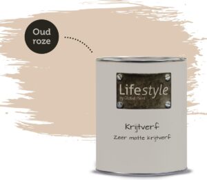 Lifestyle Krijtverf | Oud roze | 1 liter