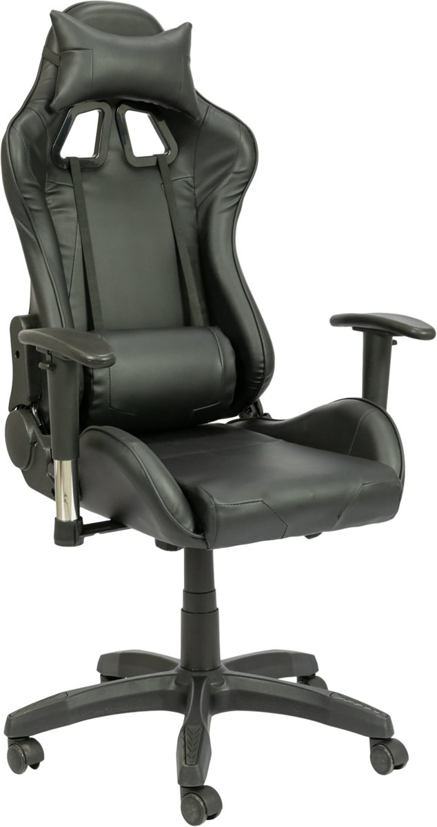 Basistheorie Syndicaat Verplaatsbaar MaxxHome - Luxe Gaming chair - Design Bureaustoel - Racing zwart -  Woonaanraders