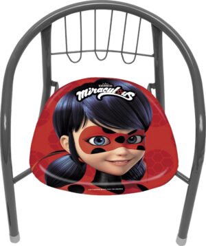 Miraculous Kinderstoel Ladybug 36 X 35 X 36 Cm Grijs/rood