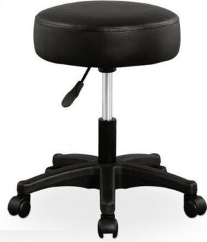 Monzana Bureaustoel bureaukruk - draaistoel - met gestoffeerde zitting - zwart