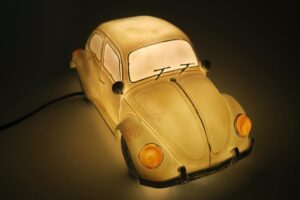 Nachtlamp tafellamp Volkswagen VW Kever wit