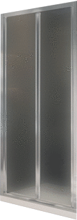 Novellini Lunes 2.0 douchedeur (bxh) 600 - 660x1950mm type deur vouw voor plaatsing op douchebak/tegelvloer