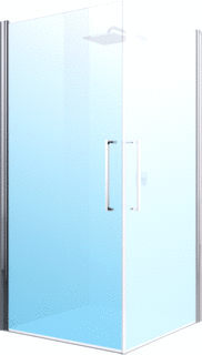Novellini Young 2.0 2G douchedeur (bxh) 990 - 1010x2000mm type deur draai. 1-delig voor plaatsing op douchebak/tegelvloer