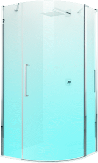 Novellini Young 2.0 R douchedeur (bxh) 875 - 895x2000mm type deur draai + 2 panelen voor plaatsing op douchebak/tegelvloer