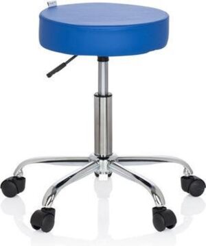 Operator II - Werkstoel / werkkruk/ verhoogde bureaustoel Blauw