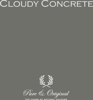 Pure & Original Fresco Kalkverf Cloudy Concrete 1 L