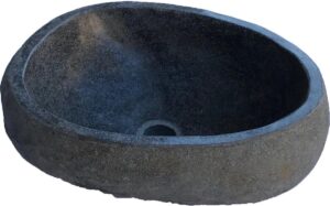 ROCKQ medium Ø 40-50cm riviersteen waskom wasbak wastafel