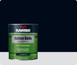 Rambo Buiten Beits Dekkend - 0,75 liter - Antiekblauw