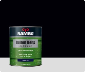 Rambo Buiten Beits Dekkend - 0,75 liter - Diepblauw