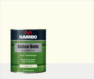 Rambo Buiten Beits Dekkend - 0,75 liter - Gebrokenwit