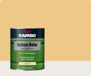 Rambo Buiten Beits Dekkend - 0,75 liter - Zandgeel