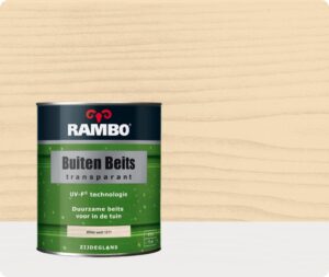 Rambo Buiten Beits Transparant 0,75 liter - Whitewash