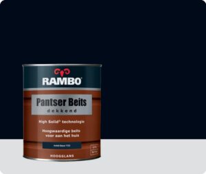 Rambo Pantser Beits Dekkend - 0,75 liter - Antiekblauw