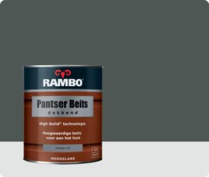 Rambo Pantser Beits Dekkend - 0,75 liter - Griffelgrijs