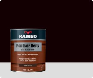 Rambo Pantser Beits Dekkend - 0,75 liter - Kastanjebruin