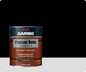 Rambo Pantser Beits Dekkend - 0,75 liter - Klassiekbruin