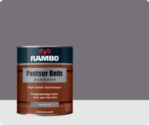 Rambo Pantser Beits Dekkend - 0,75 liter - Leisteengrijs