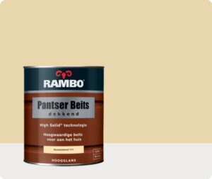 Rambo Pantser Beits Dekkend - 0,75 liter - Monumentenwit
