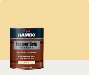 Rambo Pantser Beits Dekkend - 0,75 liter - Zandwit