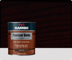 Rambo Pantser Beits Transparant - 0,75 liter - Notenhout