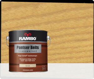 Rambo Pantser Beits Transparant - 2,5 liter - Blank
