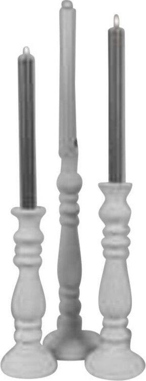 Rasteli Kandelaar-Kaarsenhouder Cement Grijs D 11 cm H 34 cm Prijs per stuk (rechts voor op foto)