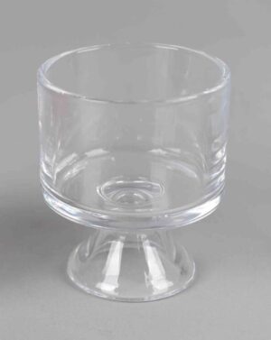 Rasteli Kandelaar-Stompkaarshouder Glas D 8,8 cm H 10,5 cm Voordeelaanbod per 2 stuks per 2 stuks