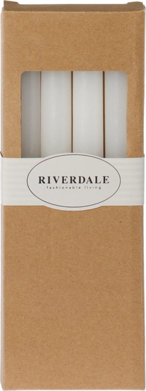 Riverdale Dinerkaars - set van 4 - 25cm - wit