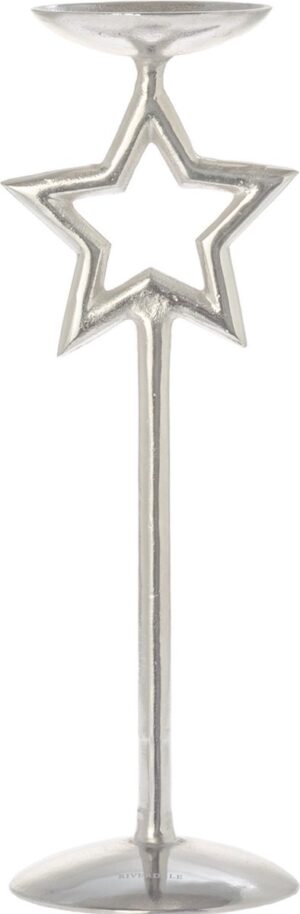 Riverdale Star - Kandelaar - 43cm - zilver
