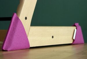 Sokkoo's Vloerbeschermers voor de kinderstoel, kleur Princessen Roze