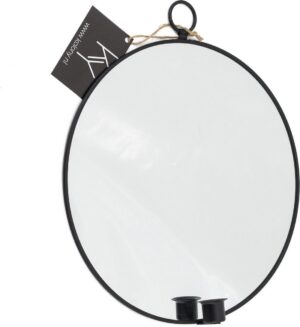 Spiegel met kandelaar 29,5x4,5x33,5cm