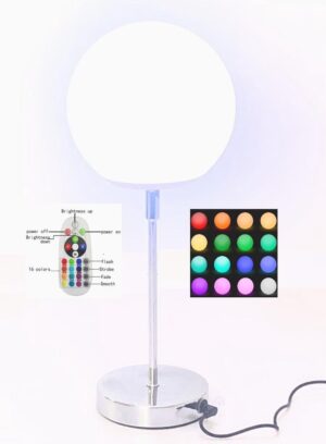 Staande tafellamp nachtlamp LED 16 kleuren RGB wit bureaulamp afstandbediening