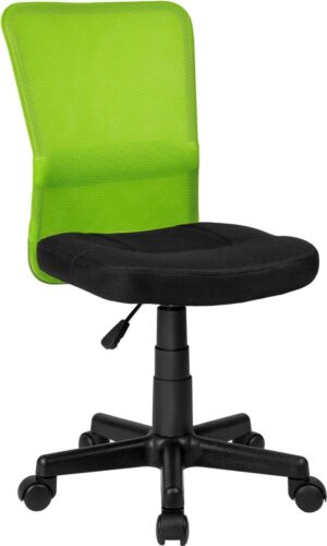 TecTake bureaustoel - Kantoor design - Zwart/groen