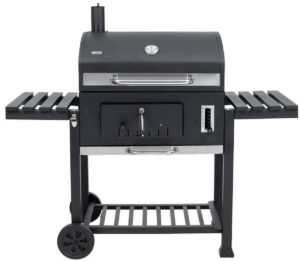 Tepro Toronto XXL Houtskoolbarbecue - met Inzetrooster - RVS/Zwart