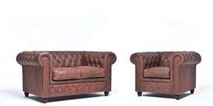The Chesterfield Brand Vintage - 2+1 zits - Vintage Bruin