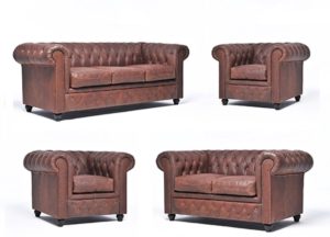 The Chesterfield Brand Vintage - 3+2+1+1 zits - Vintage Bruin